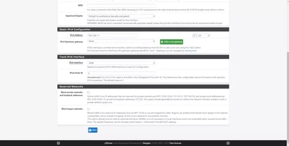 Настройка pfsense с нуля